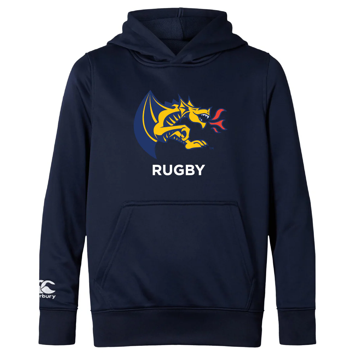 Drexel Rugby Club Lightweight Hoodie by Canterbury - Image 2