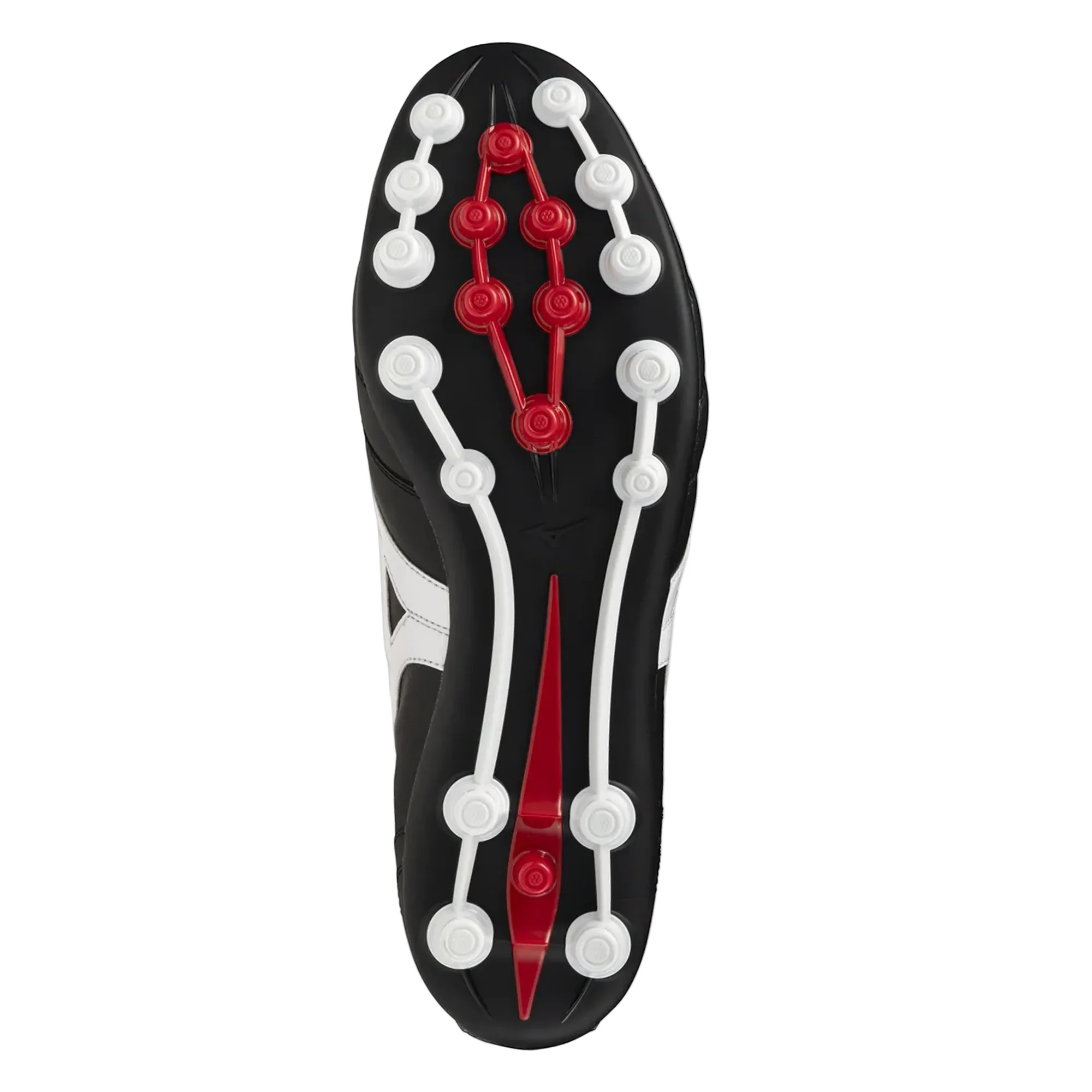 Mizuno Morelia II Elite AG - Black/White/Red - Image 8