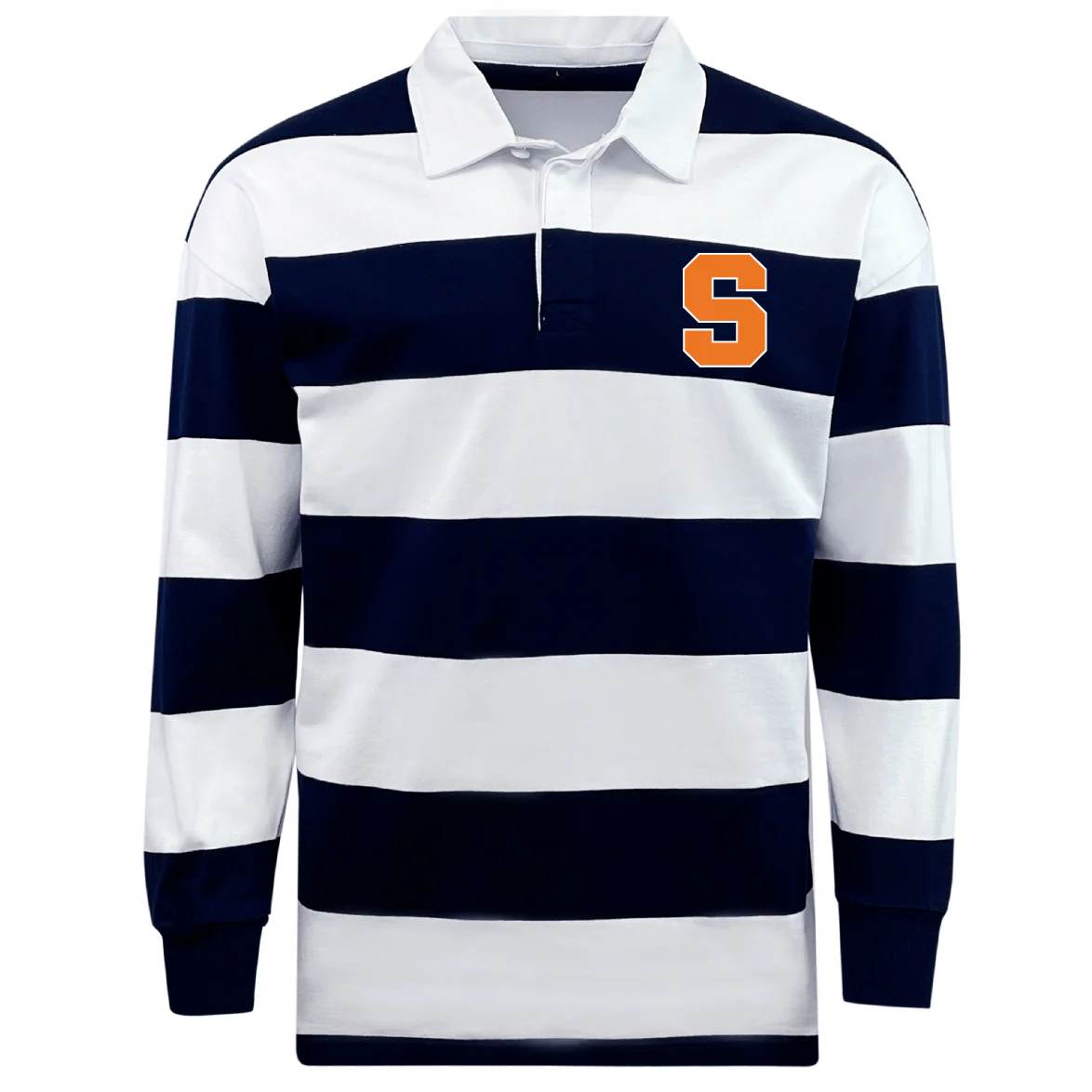 Syracuse University Women's RFC Classic Long Sleeve Hooped Rugby Jersey - Image 2