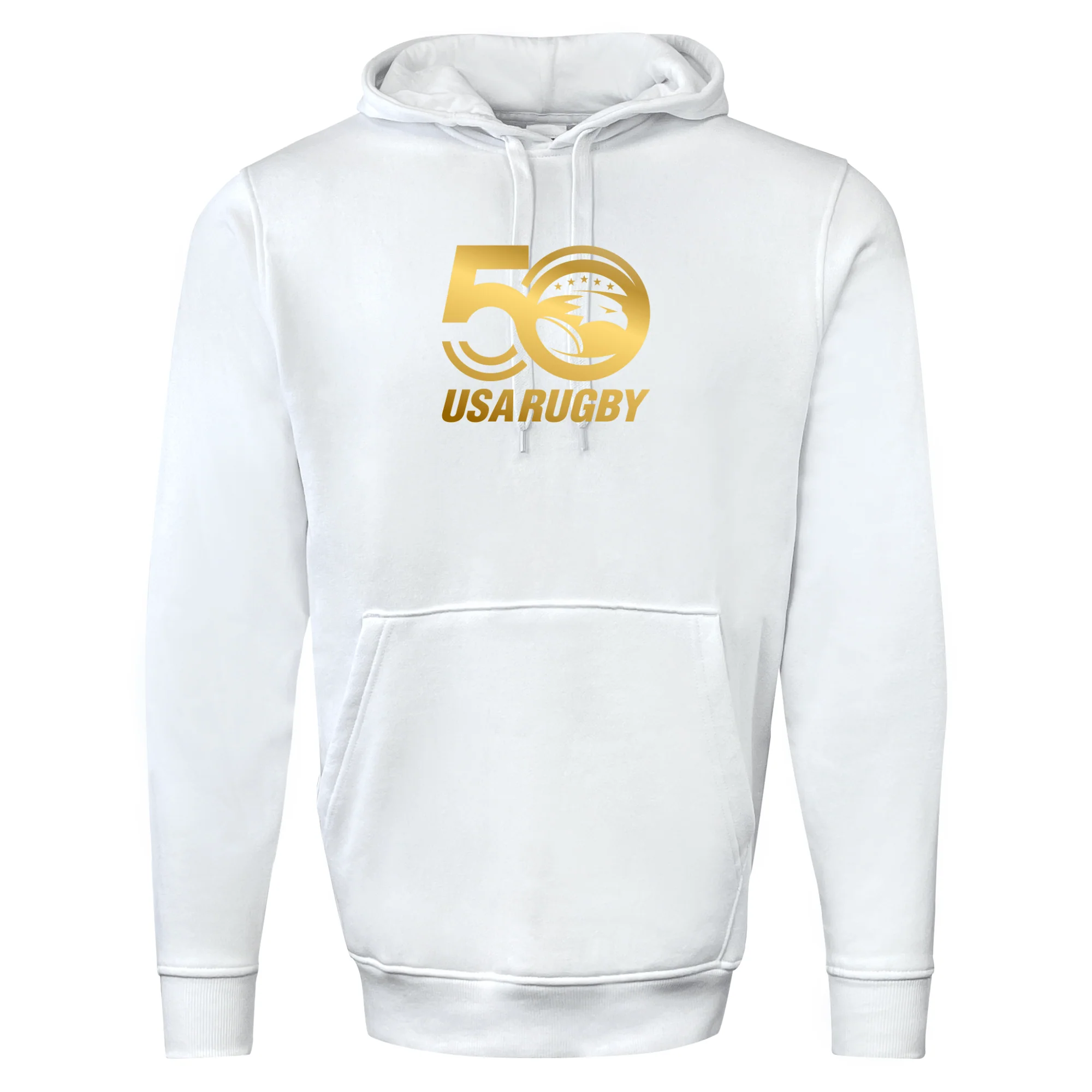 USA Rugby 50 Anniversary 60/40 Fleece Pullover Hoodie - Image 2