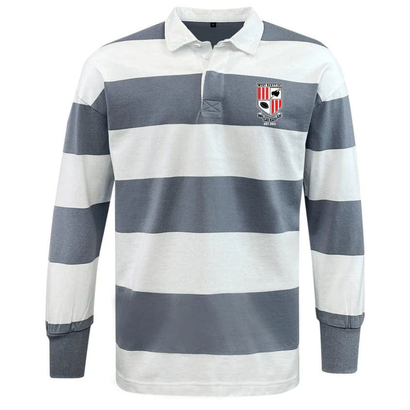 West Hartford Rugby Classic Long Sleeve Hooped Rugby Jersey