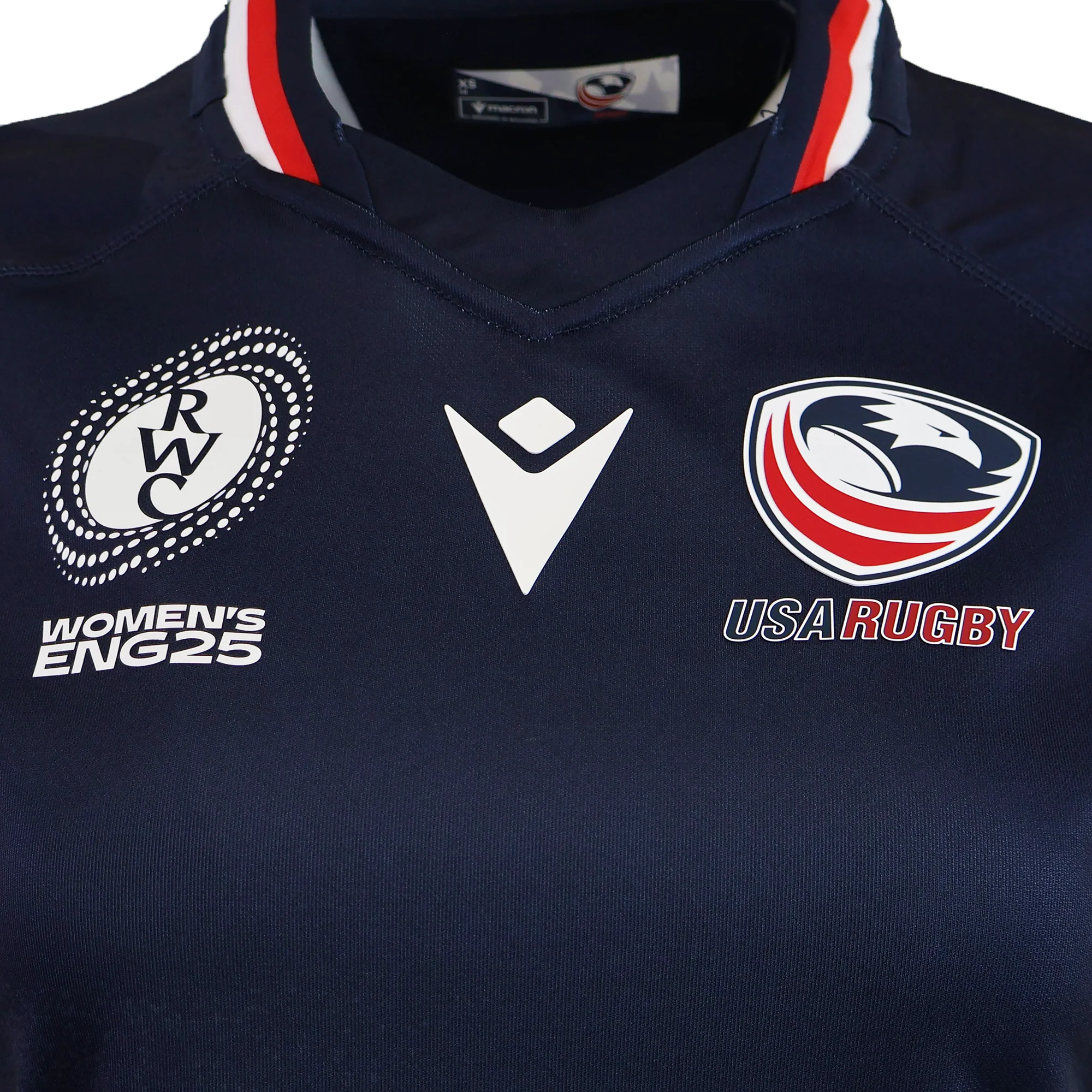 Women's USA Rugby WRWC25 Replica Home Jersey by Macron - Image 3